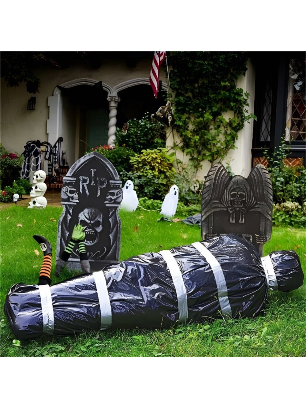 Halloween Decorations Corpse Dead Victim Props 60 inch Hanging Dead Body